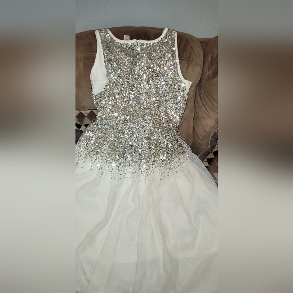 Beautiful beige Dress for girls, Justice,